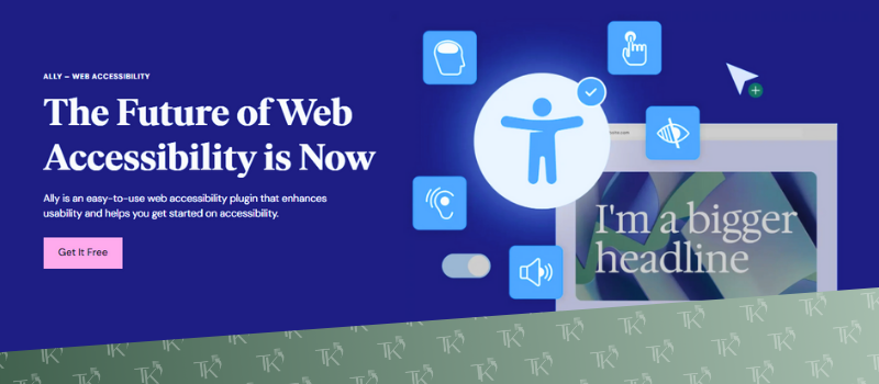 WordPress barrierefreiheit Plugin Ally Web Accessibility von Elementor