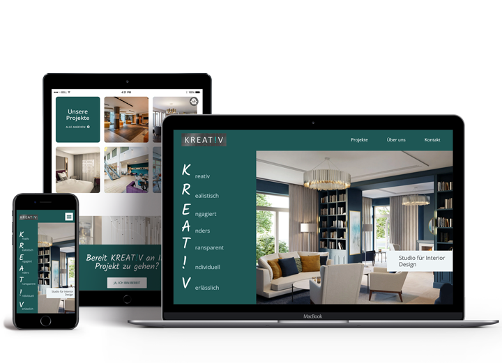 Referenzprojekt KRAT!V, Interior Designer