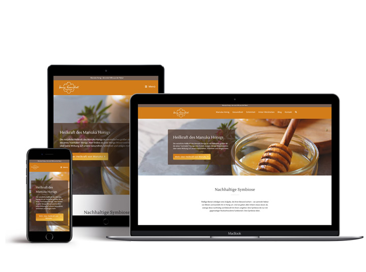 Referenzprojekt Honig Gesundheit